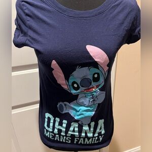 Disney stitch Dark Blue Graphic Tee